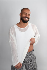 Michael Langarm-T-Shirt