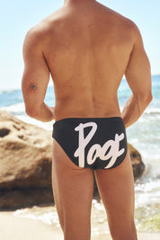 THE POOF SWIMWEAR BRIEF BLACK