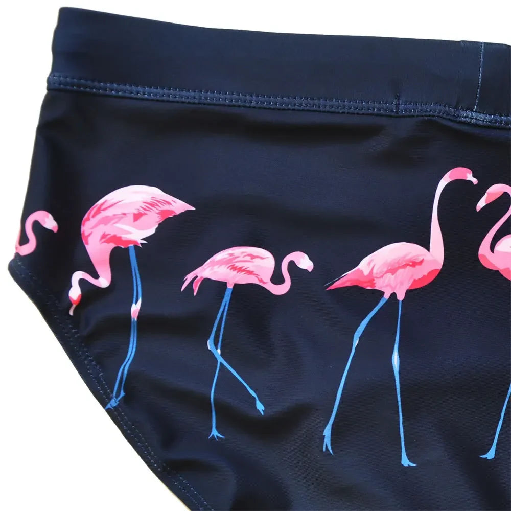 Flaming Flamingo Badehose